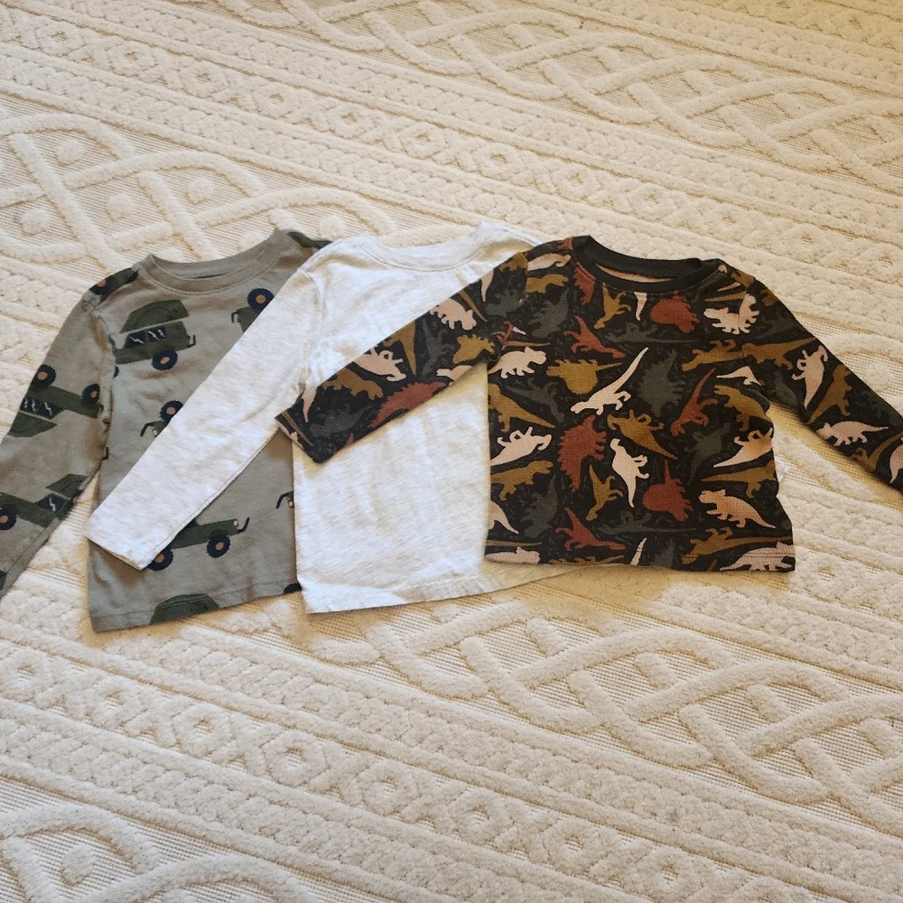 2T Boys Long Sleeve T Shiirts Bundle